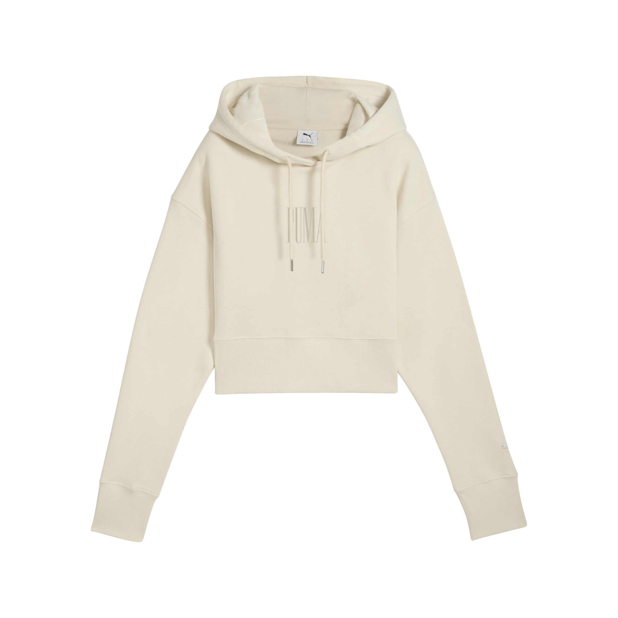 Sweat-shirt 'Premium Essentials' PUMA en blanc : devant