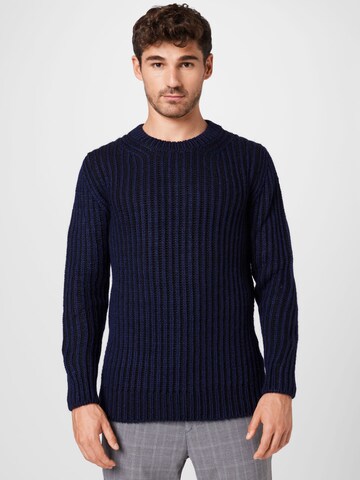 Dondup Sweater 'GIROCOLLO' in Blue: front