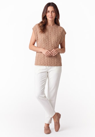 Usha - Jersey en beige