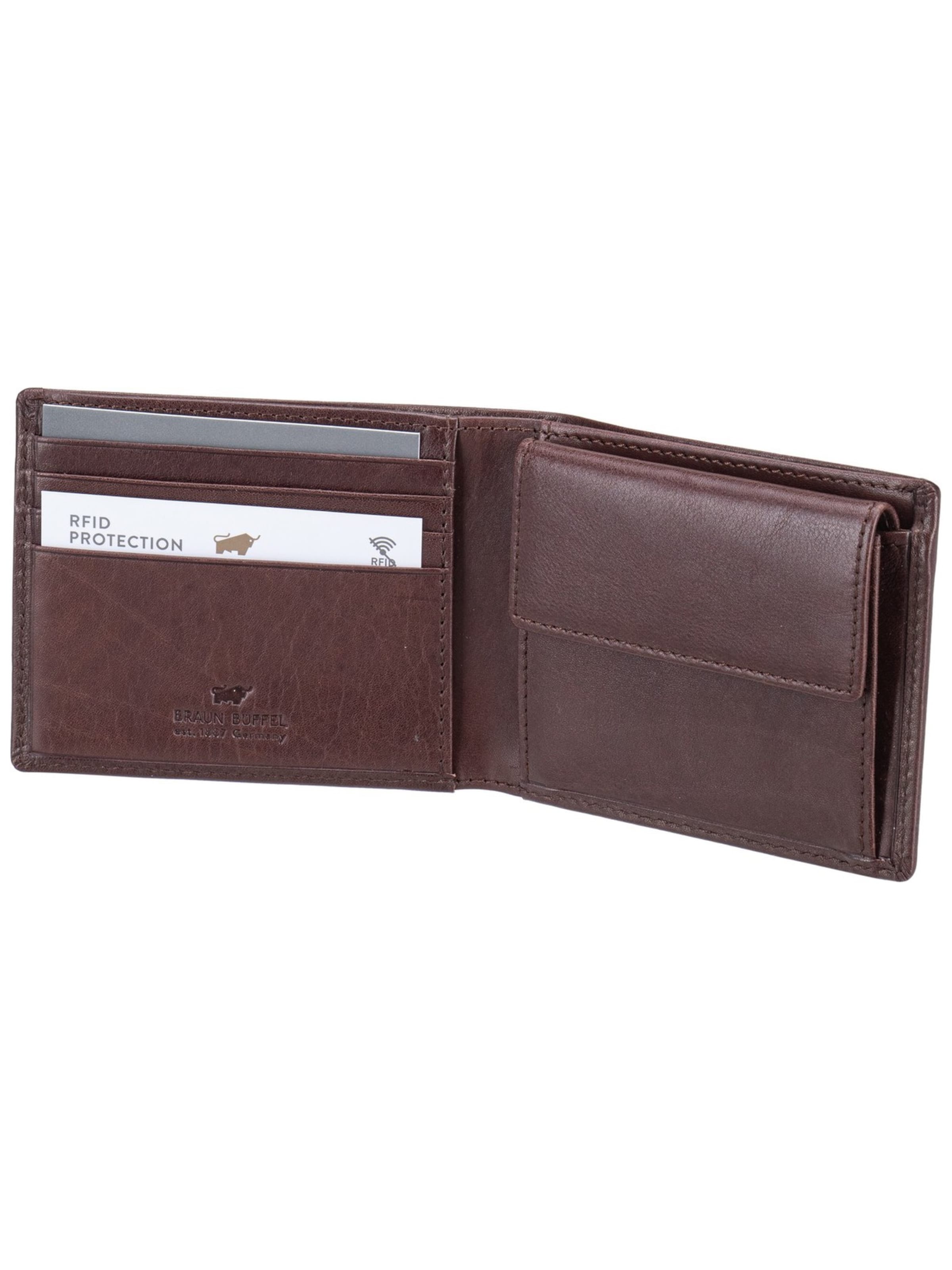 Braun Büffel Wallet 'Arezzo' in Brown