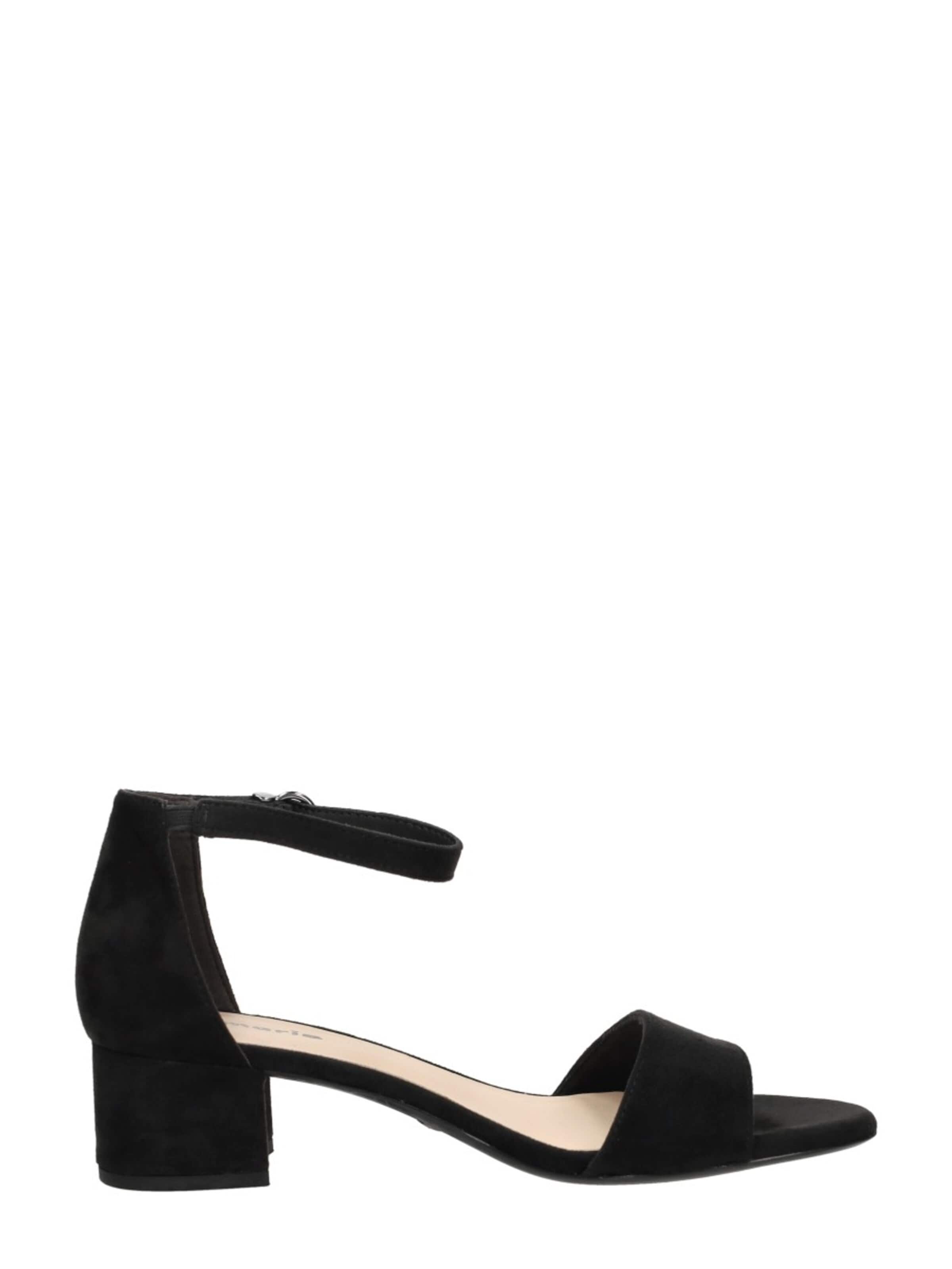 Tamaris Sandal 'Sandalen Hak' in Black