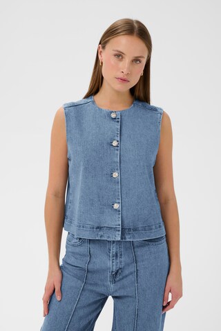 SOAKED IN LUXURY Vest 'SLRinatina' in Blue: front