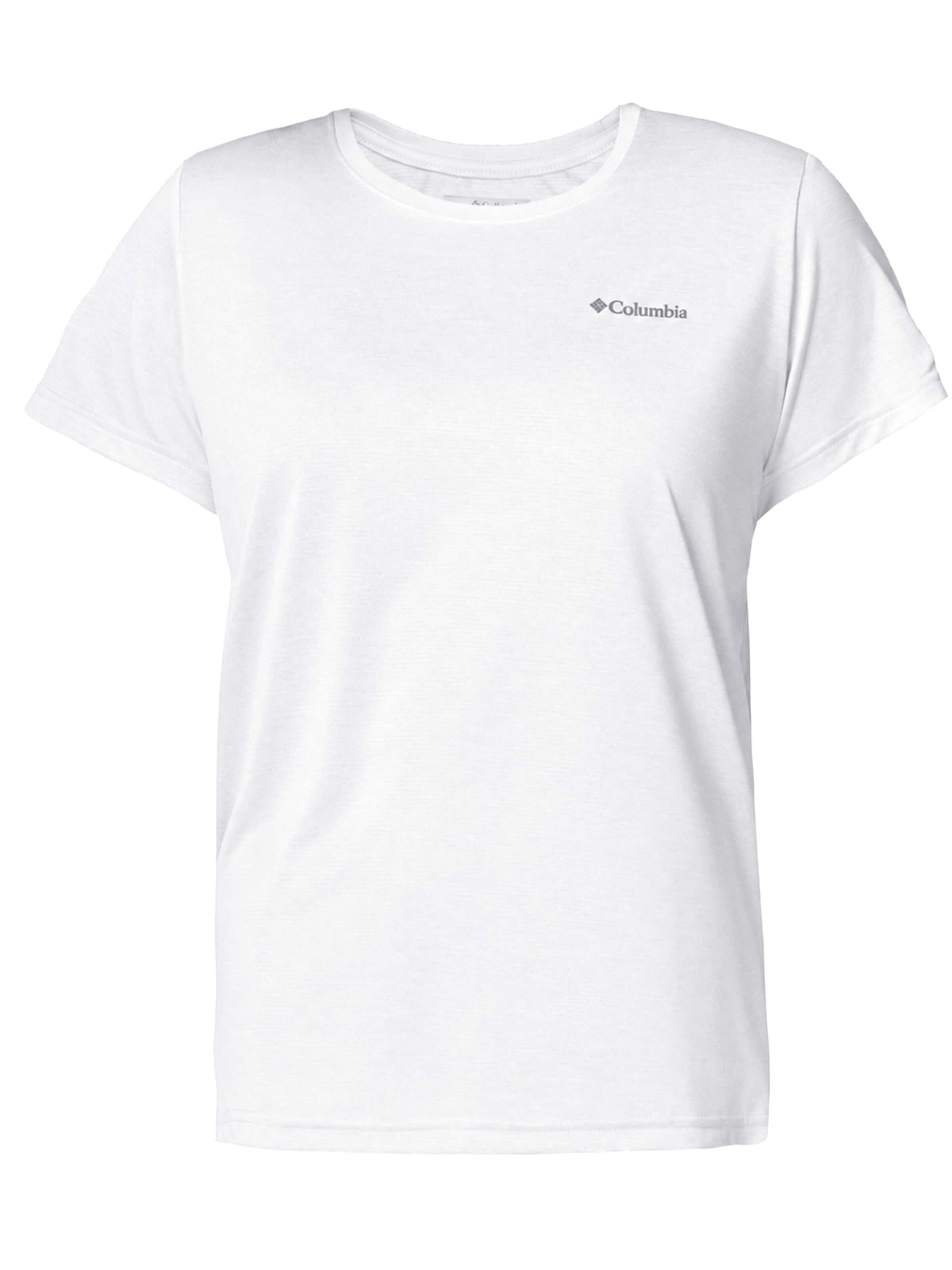 Columbia Sportswear Funktionsshirt 'BlueVista Hill™'‌‌‌‌‌‌‌ in S in weiß, Produktansicht