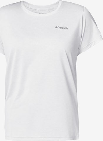 Columbia Sportswear Performance Shirt 'BlueVista Hill™' in White: front