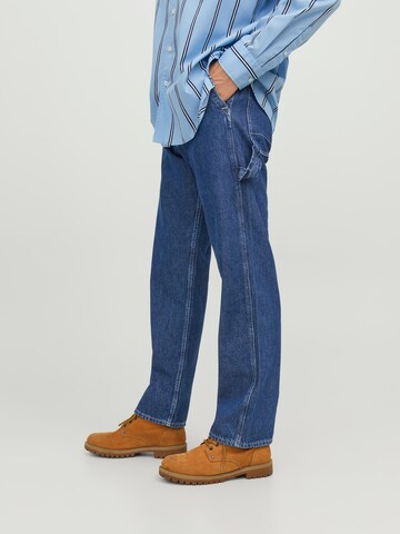 JACK & JONES Loosefit Jeans 'Eddie' in Blauw