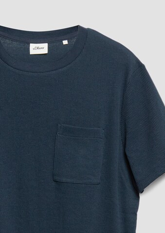 T-Shirt s.Oliver en bleu