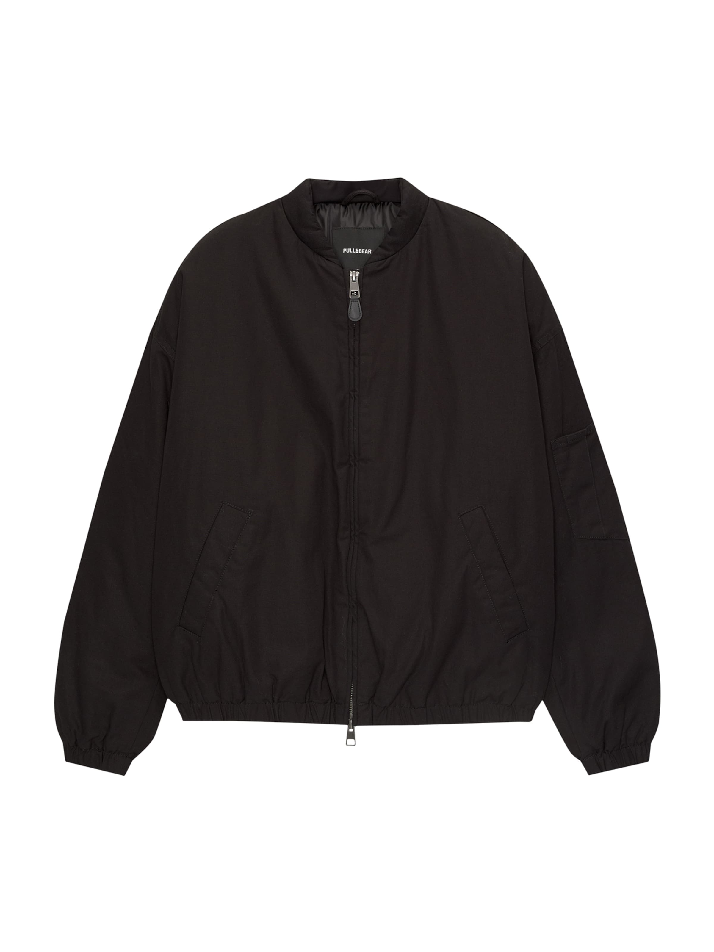 Pull&Bear Overgangsjakke i sort: forside