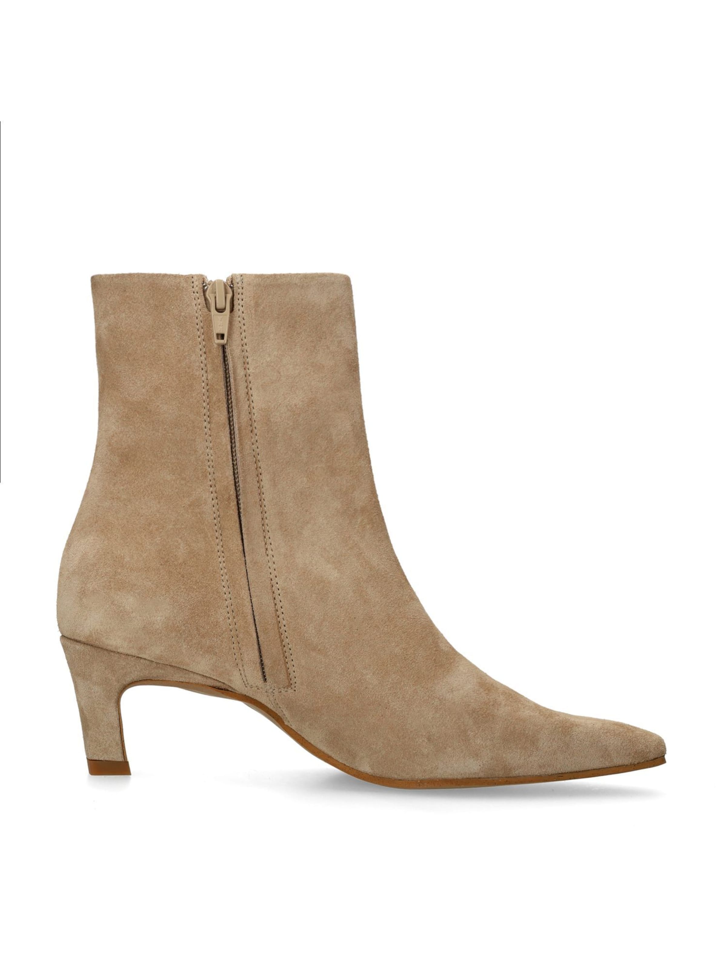 MANFIELD Stiefelette in Beige