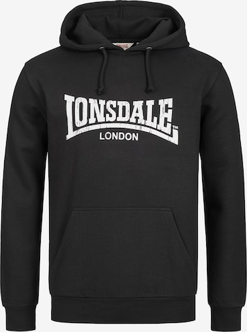 LONSDALE Sweatshirt 'Wolterton' in Schwarz: predná strana