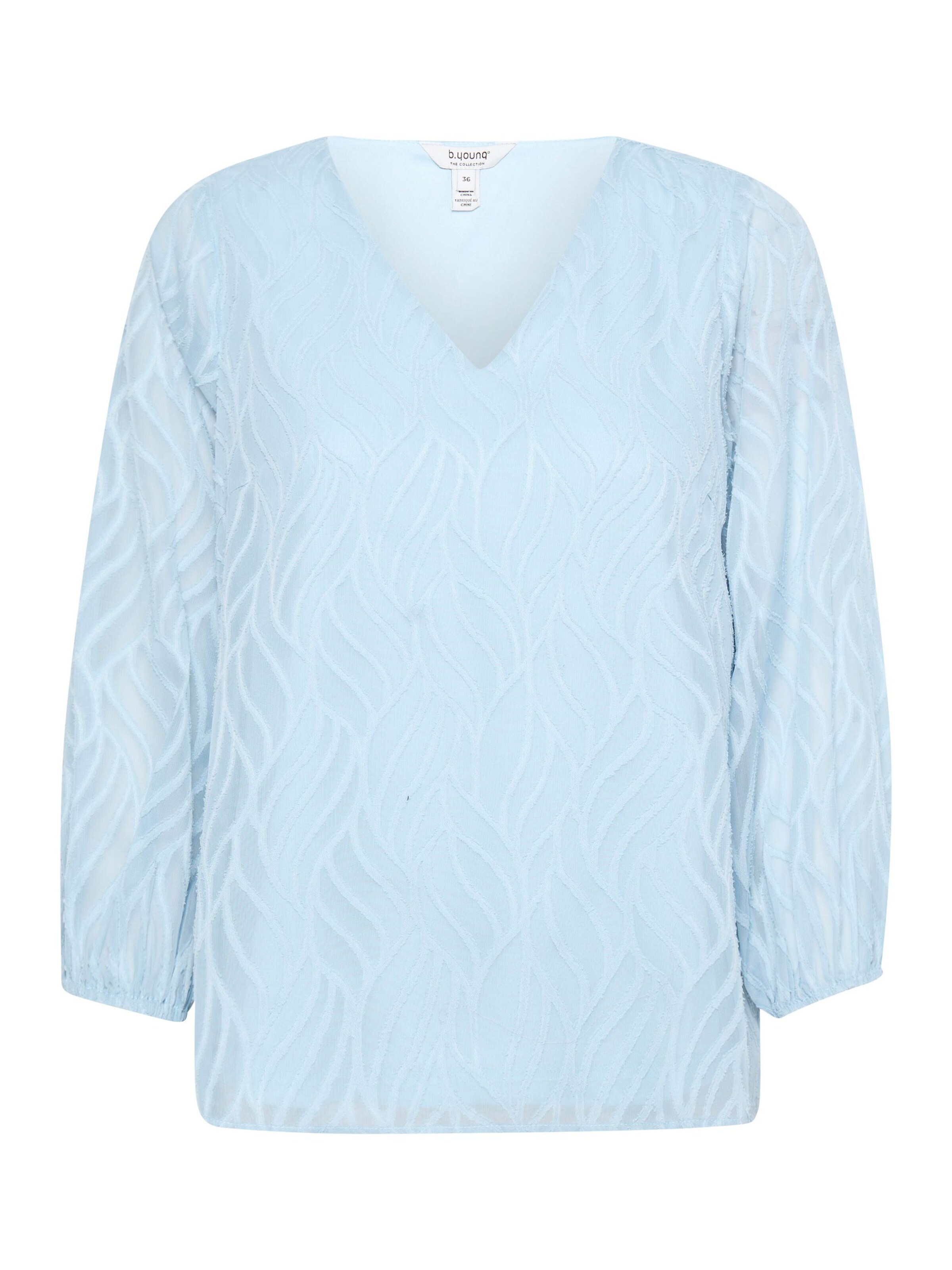 b.young Blouse 'Frikke' in Blauw: voorkant