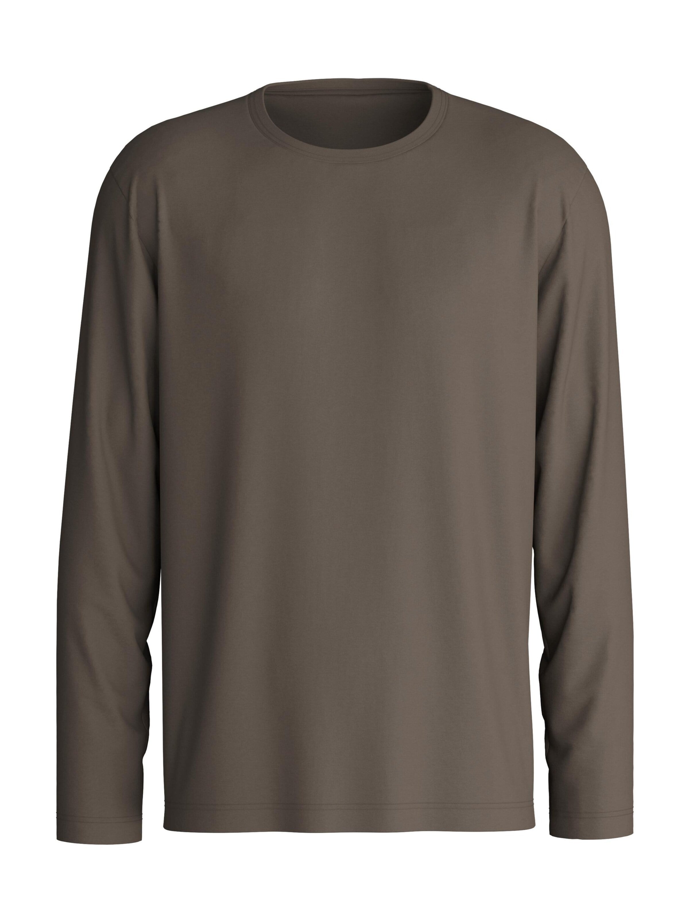 CALIDA Shirt 'RMX Sleep Leisure' in L/Regular in de kleur Chocoladebruin, Productweergave