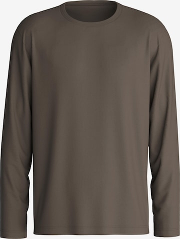 CALIDA Shirt 'RMX Sleep Leisure' in Bruin: voorkant
