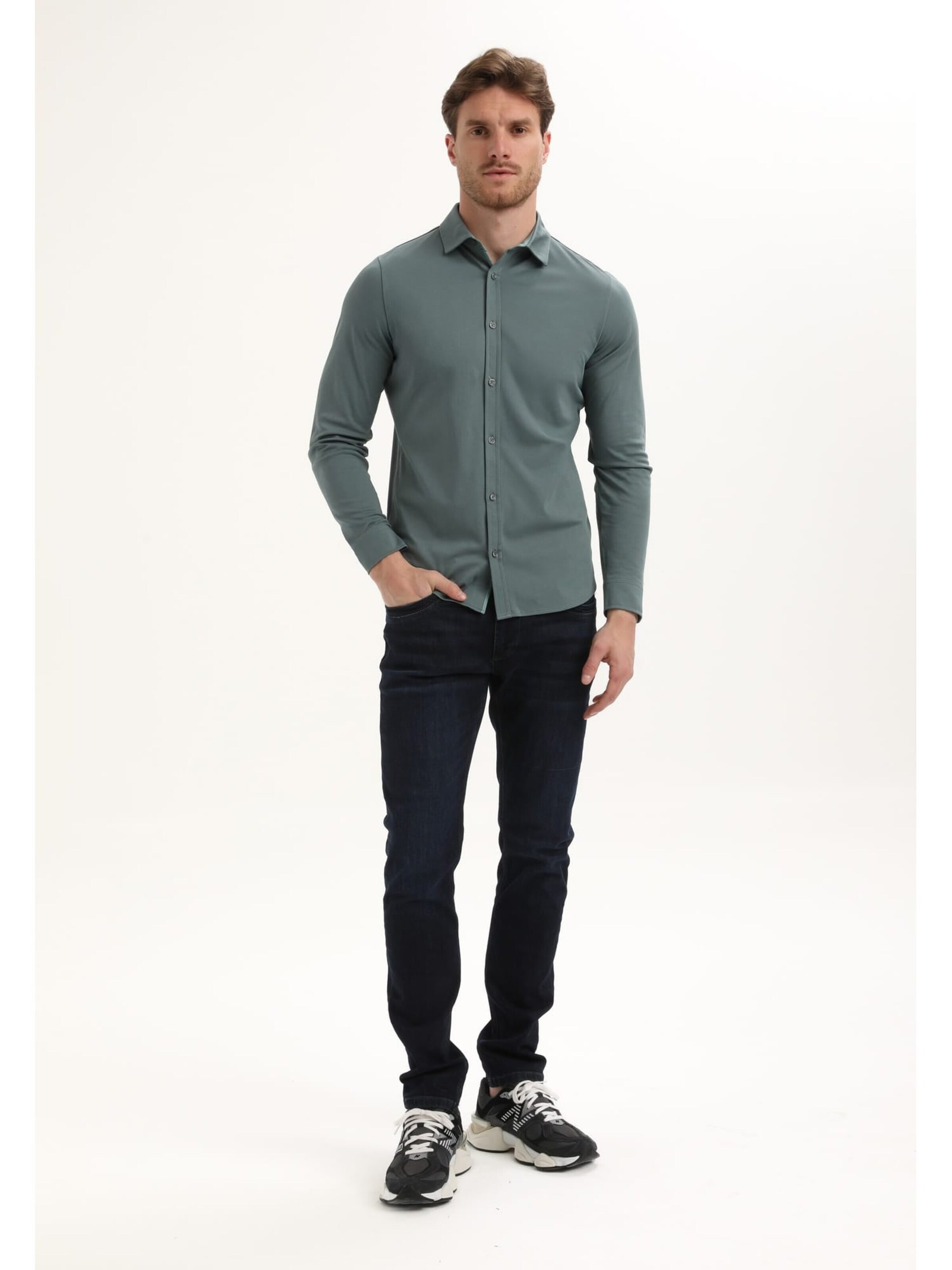Gabbiano Comfort fit Overhemd in Blauw