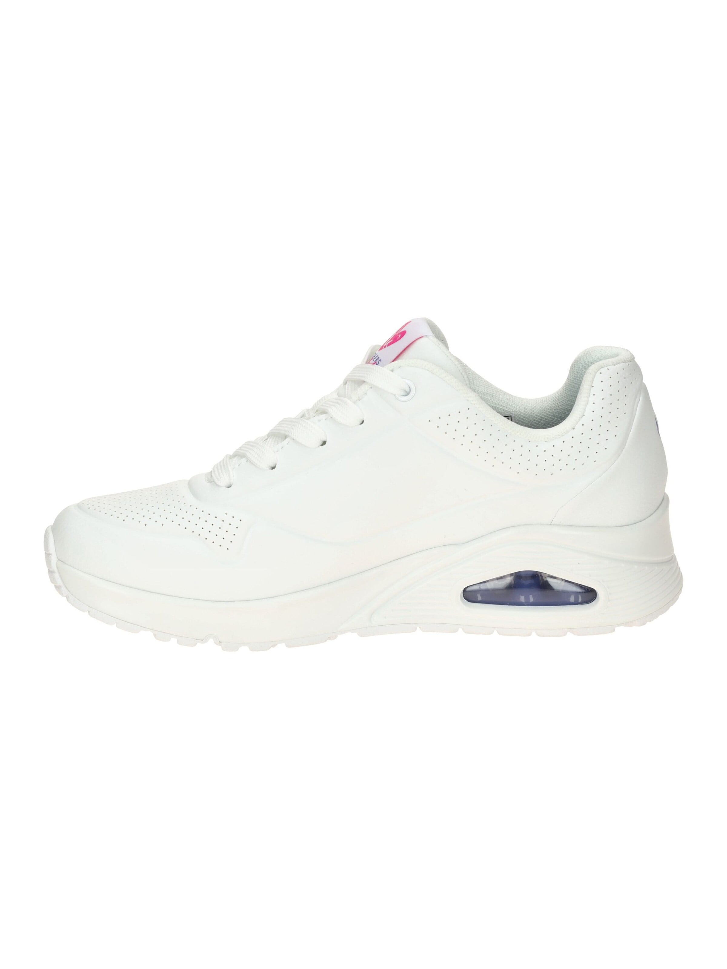 Chaussure à lacets 'Skechers Uno Schuhe weiß bunte Herzen 190008' SKECHERS en blanc
