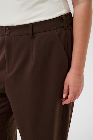KAFFE CURVE - Loosefit Pantalón 'KCmerla' en marrón