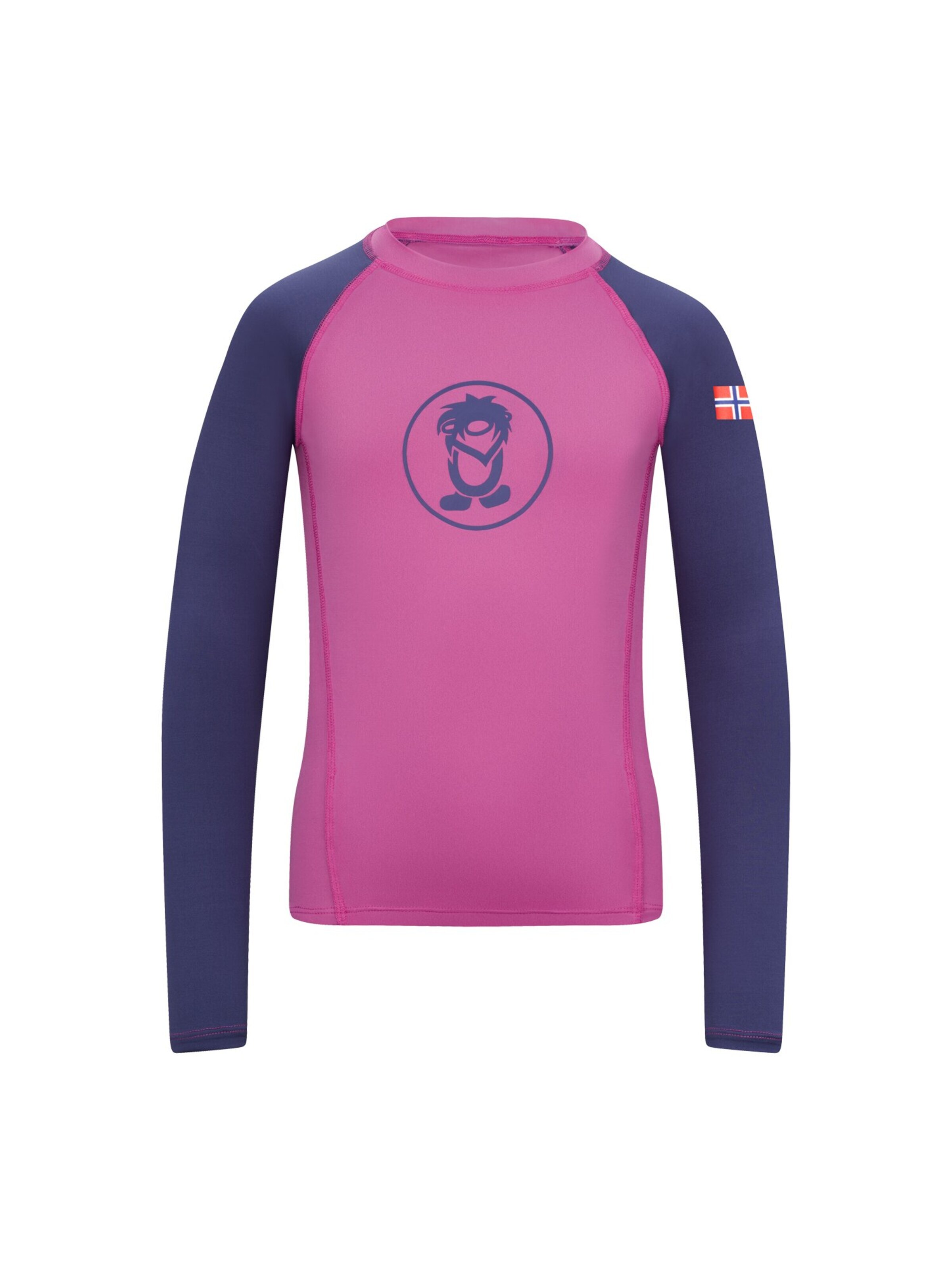 TROLLKIDS Athletic Swimwear in Pink: front
