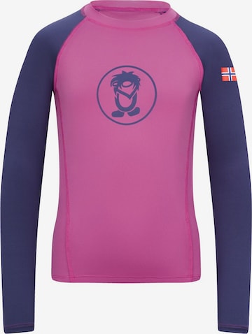 TROLLKIDS Athletic Swimwear in Pink: front