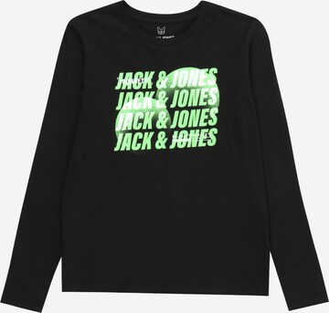 Jack & Jones Junior - Camiseta en negro: frente