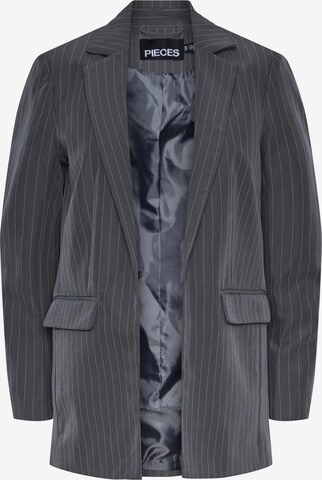 PIECES Blazer 'PCBOZZY' in Grey: front