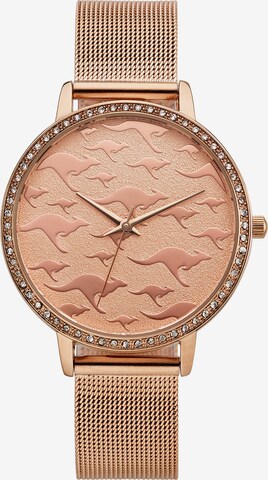 KangaROOS Analog Watch in Gold: front