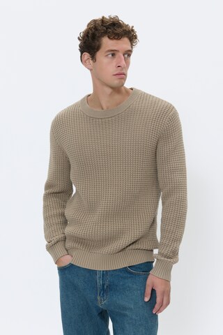 Matinique Trui 'Triton' in Beige: voorkant