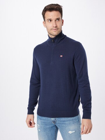 NAPAPIJRI Sweater 'DAMAVAND' in Blue: front