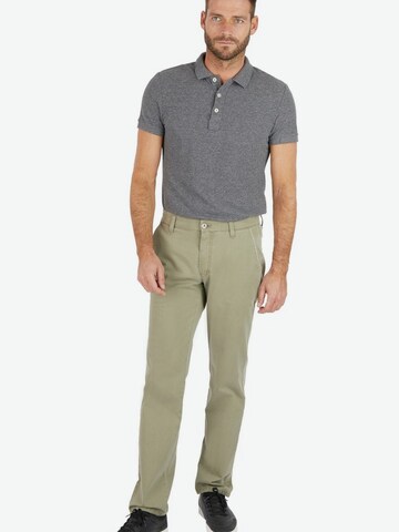 CLUB OF COMFORT Regular Chino Pants 'GARVEY' in Green