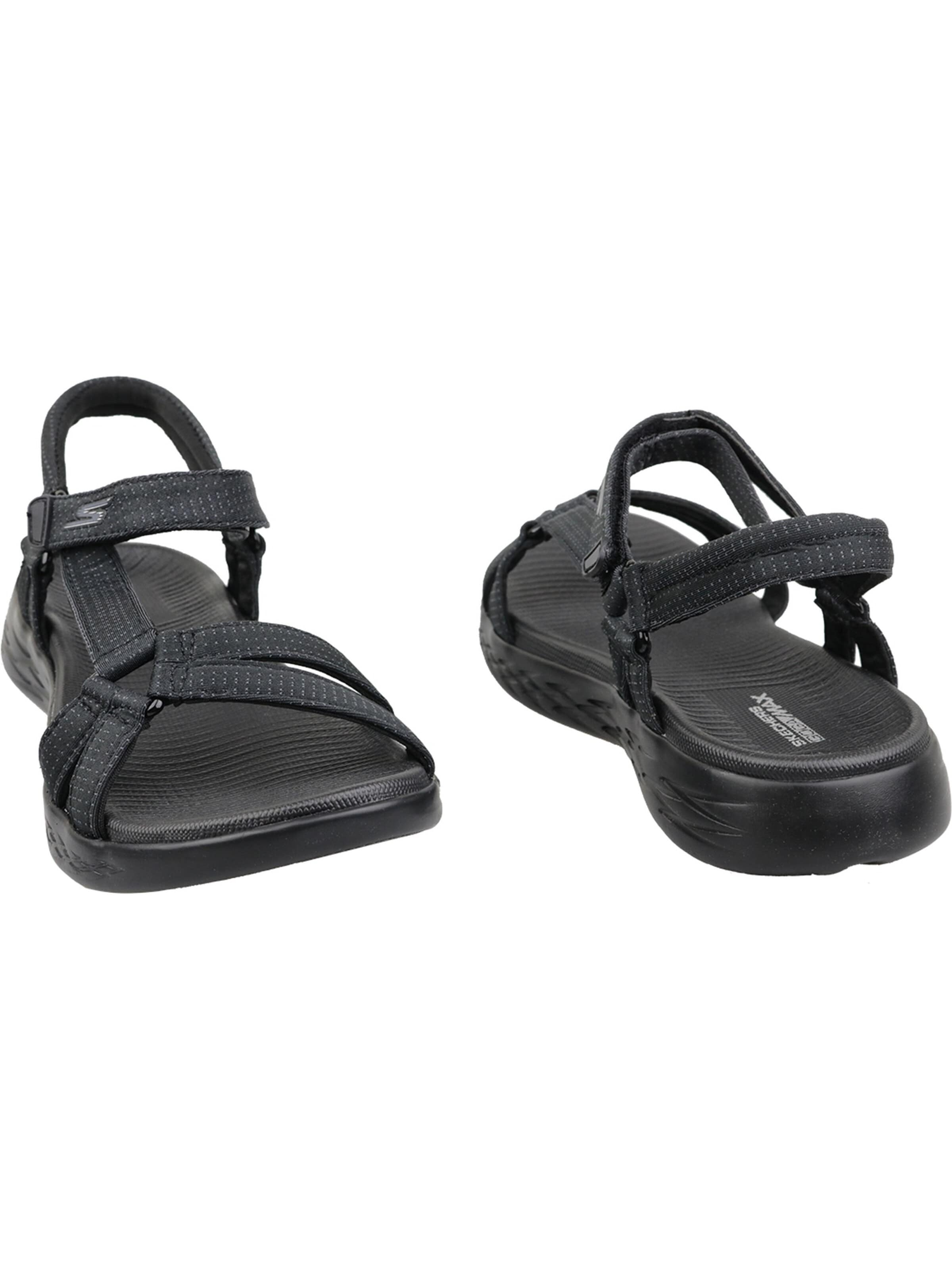 SKECHERS Sandaal 'Skechers On the GO 600 - Brilliancy' in Zwart