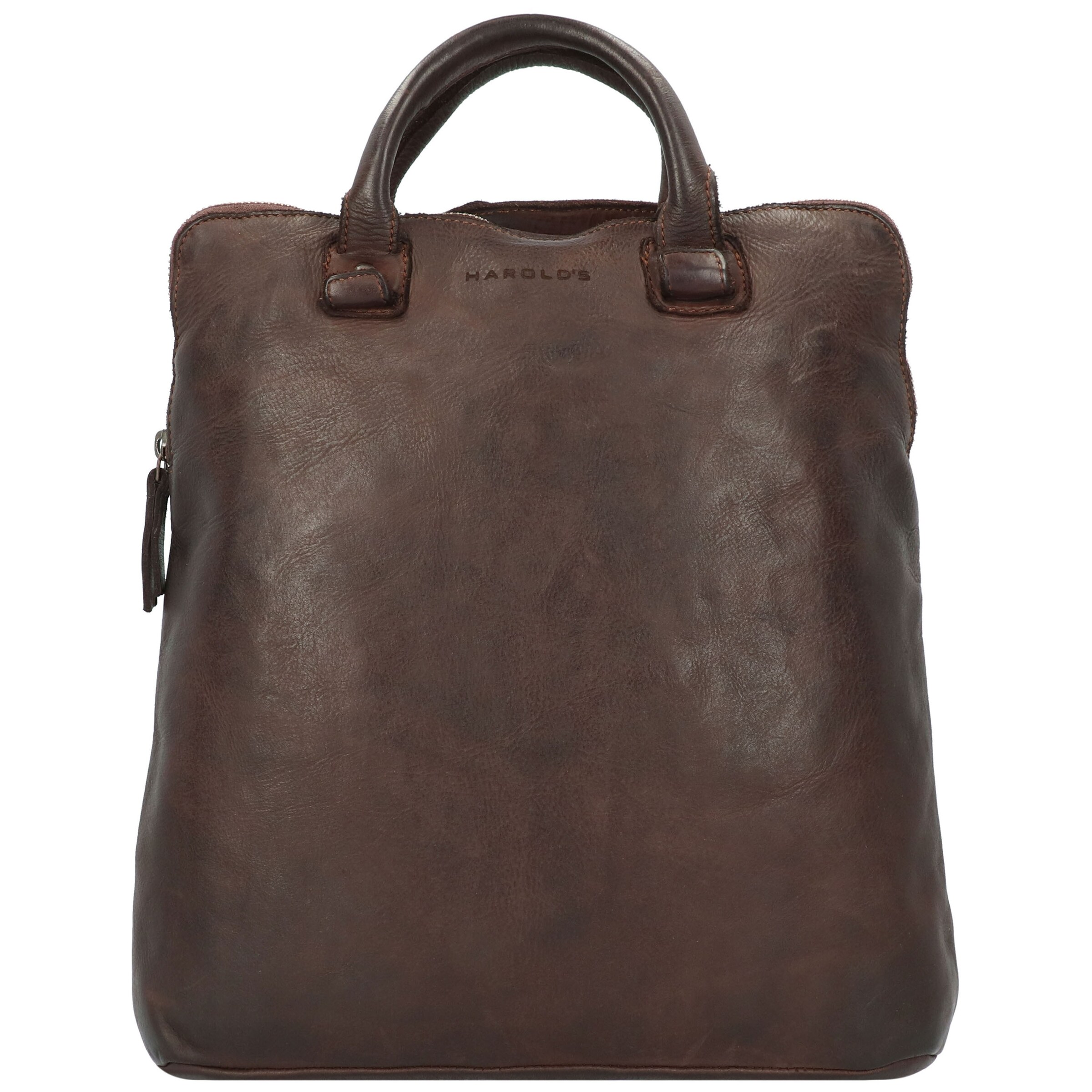 Harold's Rucksack in Braun: Vorderseite