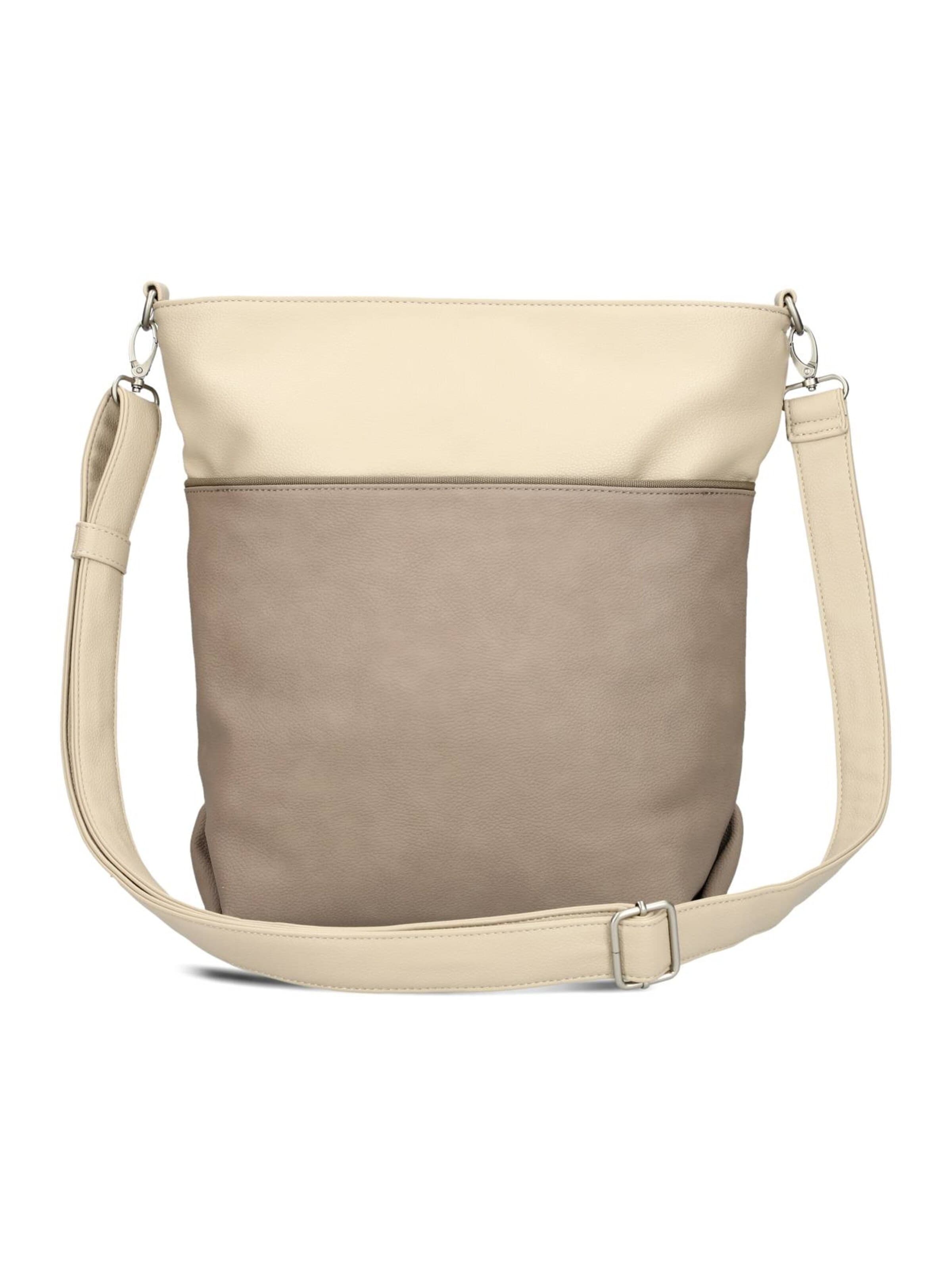 ZWEI Umhängetasche 'JANA J12'‌‌‌‌‌‌ in Beige