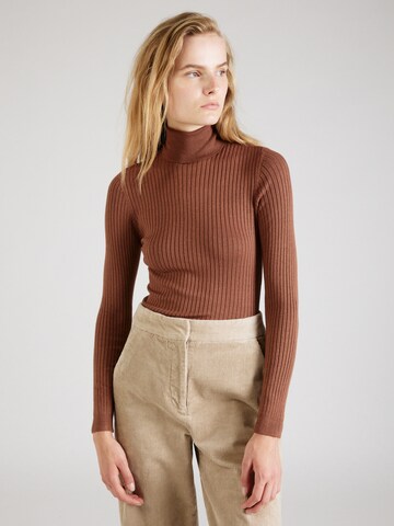 Pull-over 'Karol' ONLY en marron : devant