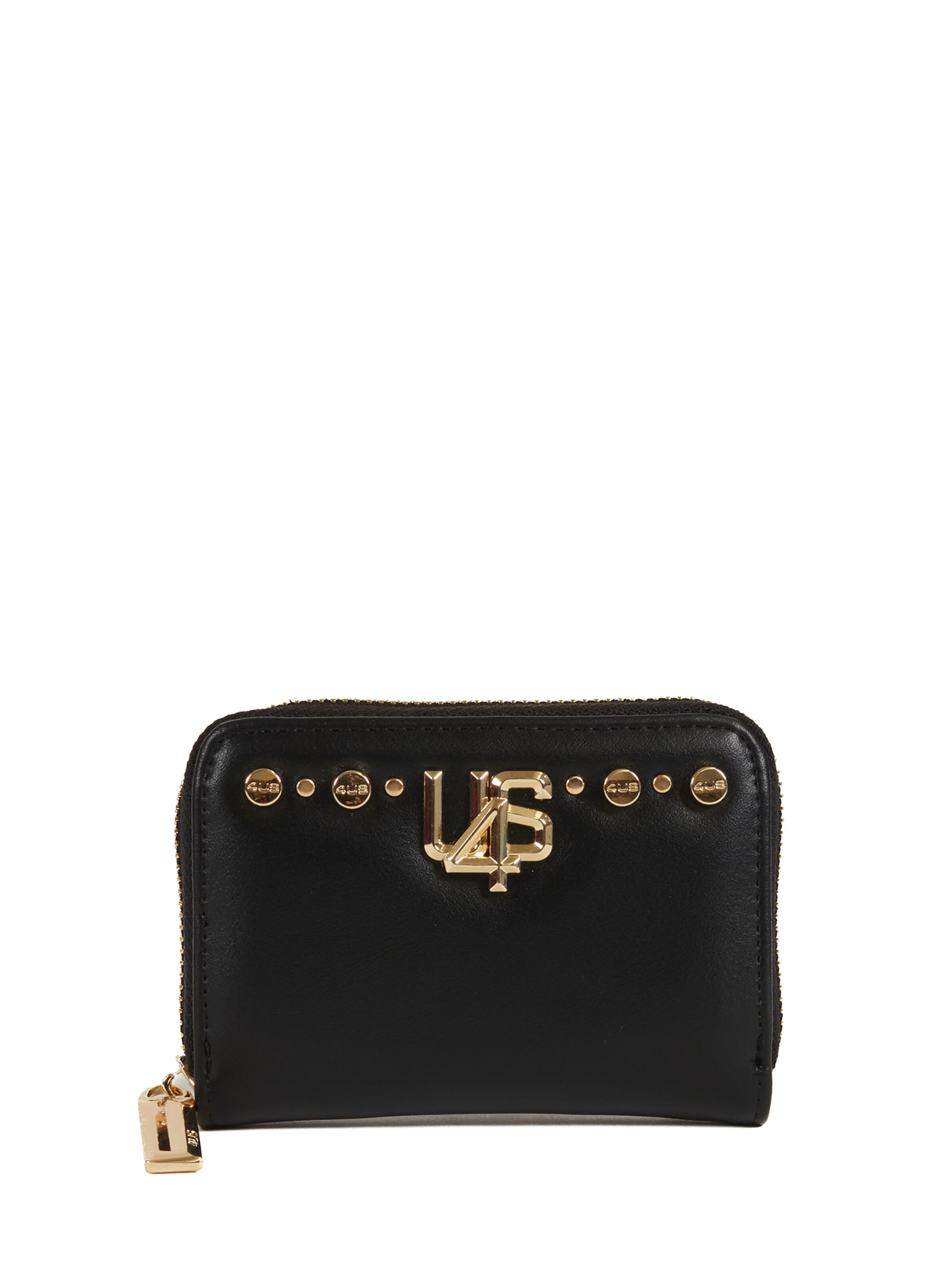 4US PACIOTTI Geldbörse in Schwarz: Vorderseite