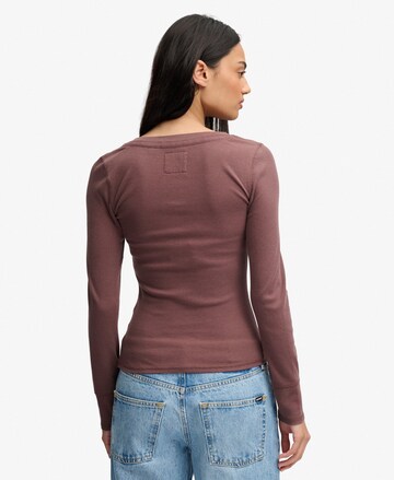 T-shirt Superdry & Co en marron