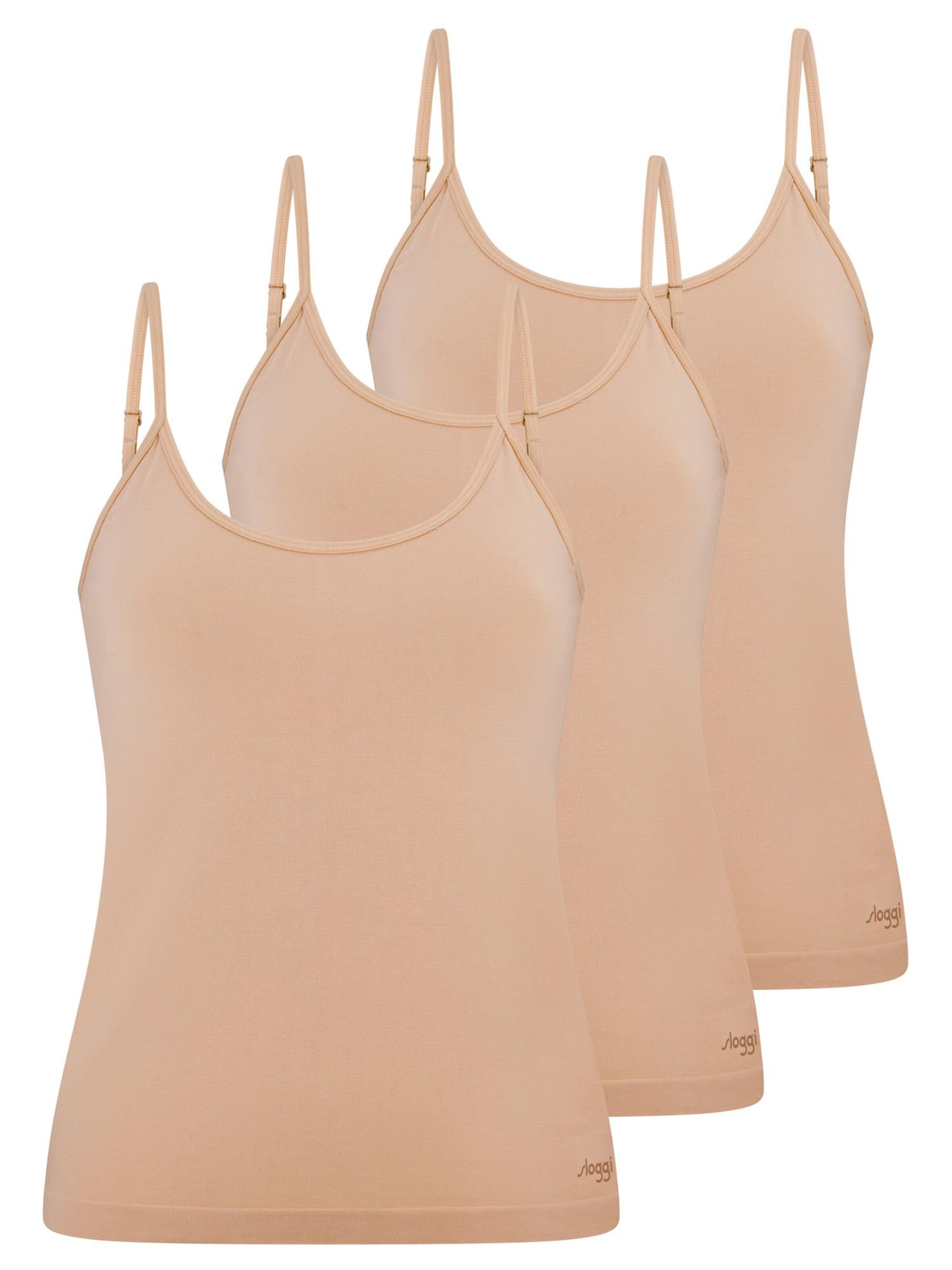 SLOGGI Undershirt 'GO Sense' in Beige: front