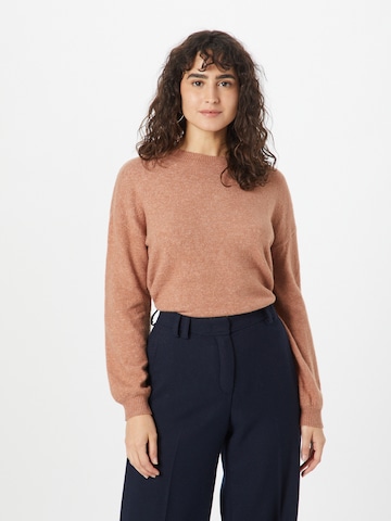 Thought Sweater 'Lucille' in Brown: front