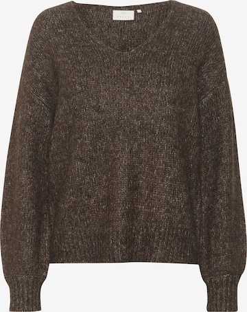 Pull-over 'Sarla' Kaffe en marron : devant