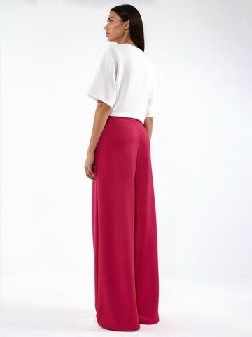 Wide leg Pantaloni di Hiccup in rosso
