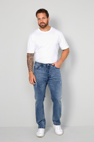 Coupe slim Jean John F. Gee en bleu