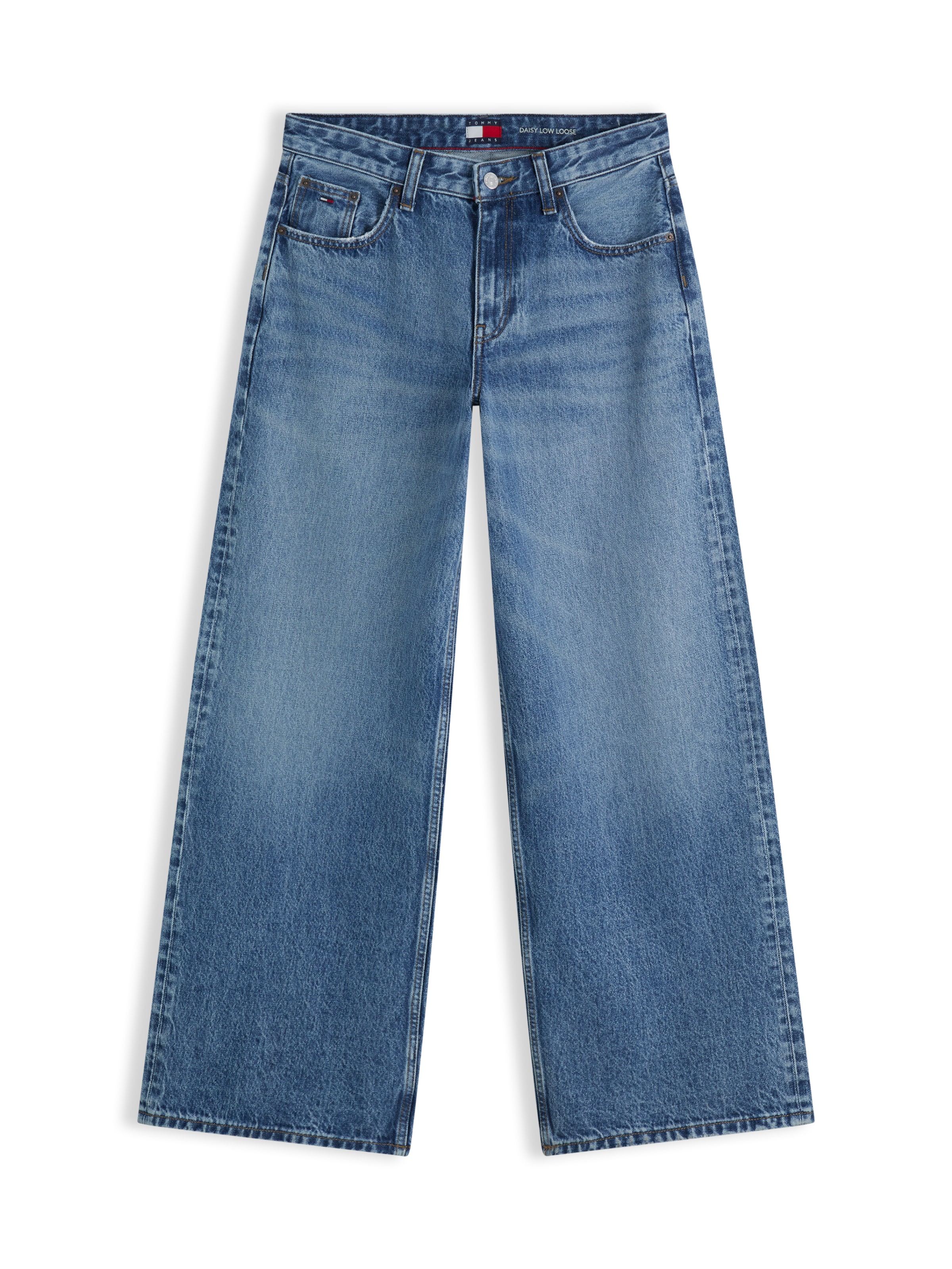 Tommy Jeans Wide Leg Farkut 'DAISY' värissä sininen: etupuoli