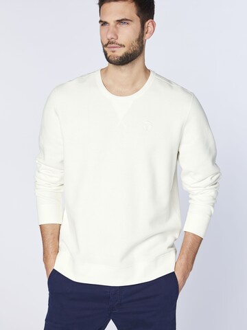 CHIEMSEE Regular Fit Sweatshirt in Weiß: predná strana