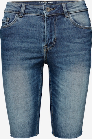 Orsay Skinny Jeans in Blue: front