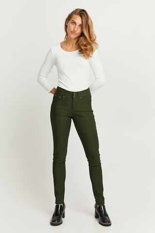 Fransa Skinny Broek 'Zalin' in Groen