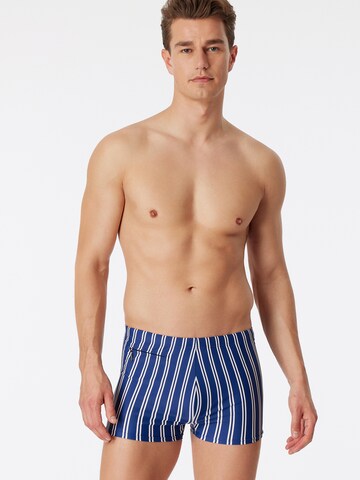 SCHIESSER Zwemshorts ' Classic Swim ' in Blauw