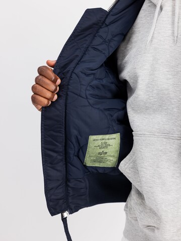 ALPHA INDUSTRIES Between-Season Jacket 'CWU-45 Heritage' in Blue