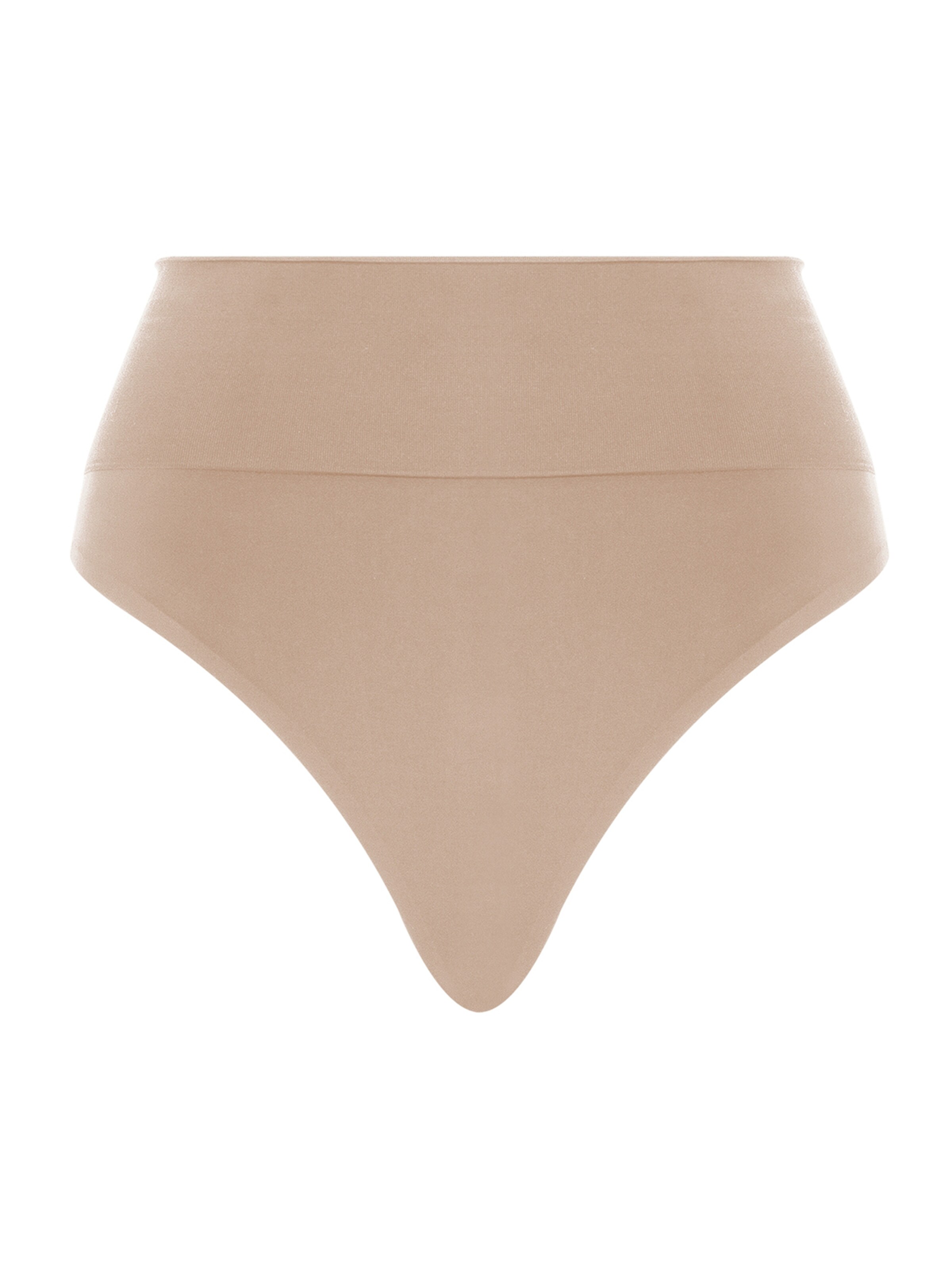 Wolford Tanga ' High Waist Thong ' in Beige: Vorderseite