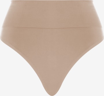 Wolford Tanga ' High Waist Thong ' in Beige: predná strana