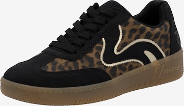 Sneaker bassa 'M5512' di Rieker in marrone: frontale