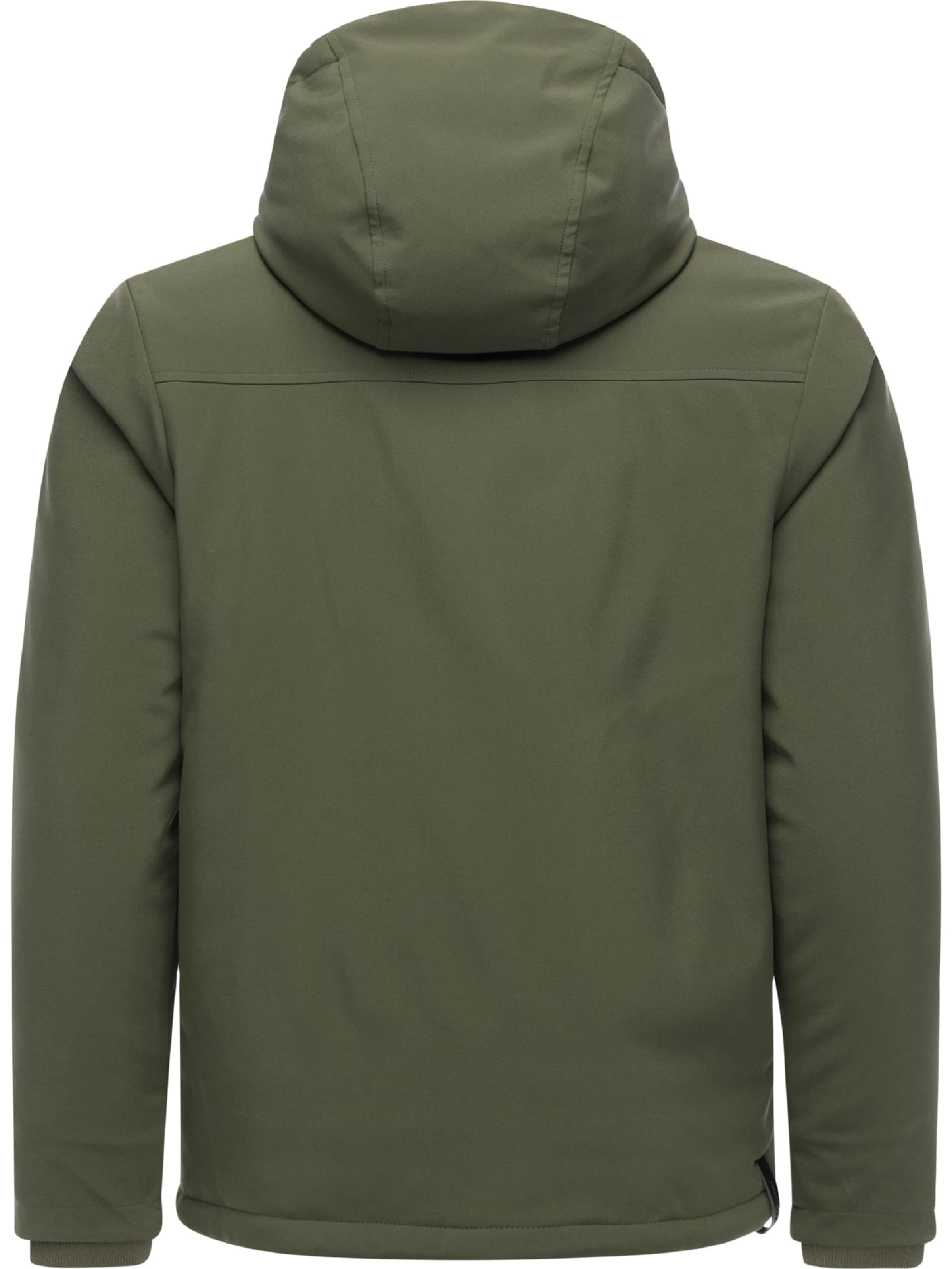 Ragwear Between-season jacket 'Shellis' in Green