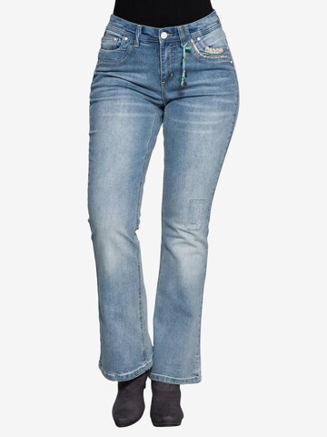 JOE BROWNS Bootcut Jeans in Blauw: voorkant