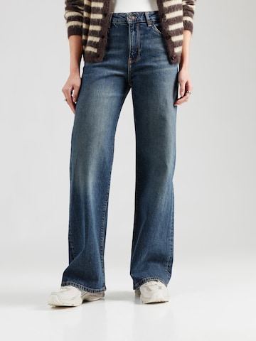 Wide leg Jeans 'MALIBU' de la Mavi pe albastru: față